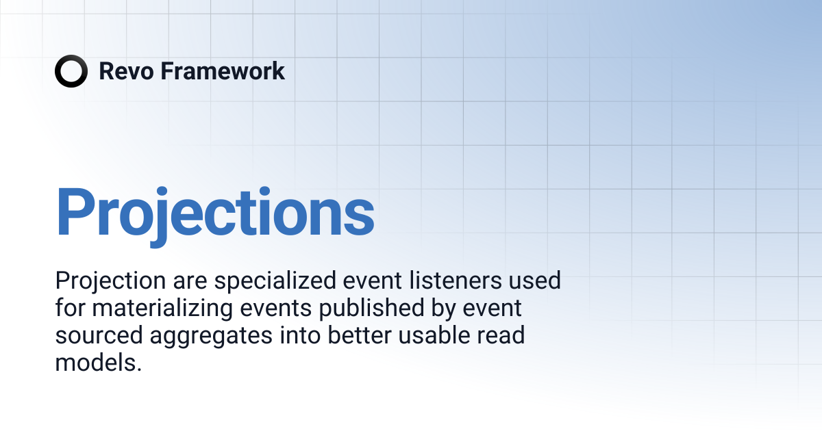 Projections | Revo Framework